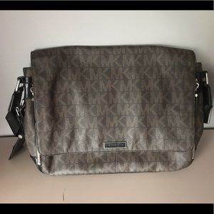 NWOT Luxury MK Leather Messenger Bag